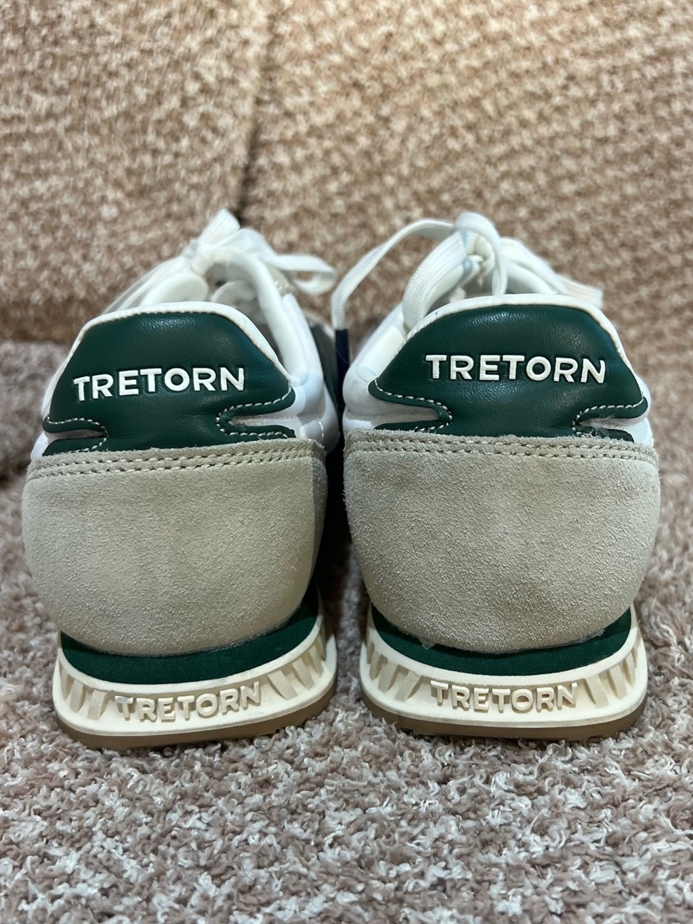 Tretorn Rawlins 2.0 Retro Green Suede & Canvas Sneaker Women's Size 8 - Picture 7 of 10